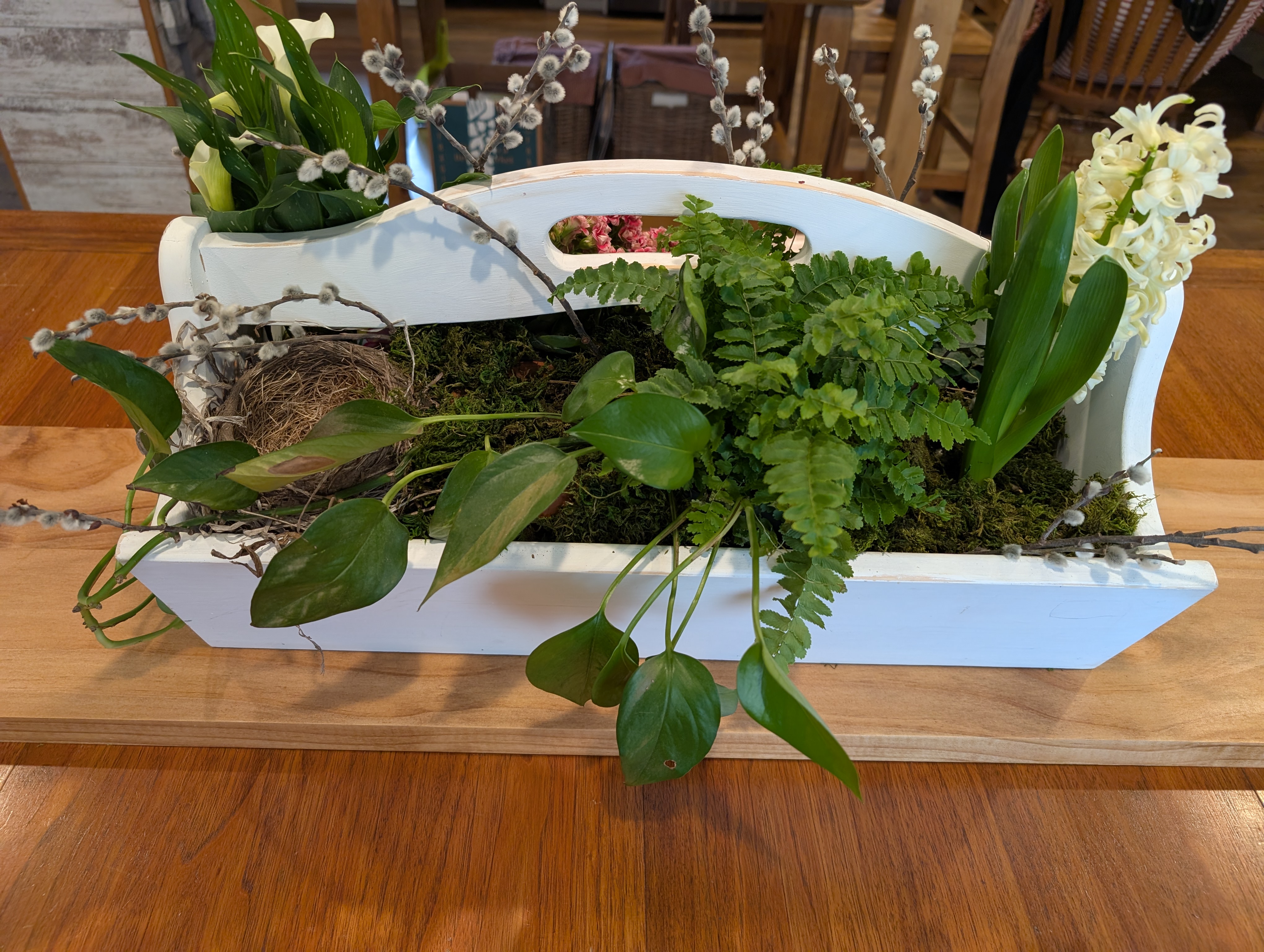 Bright green plants